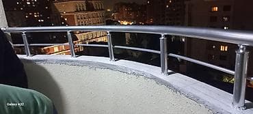 Balkon məhəccəri, Paslanmaz polad