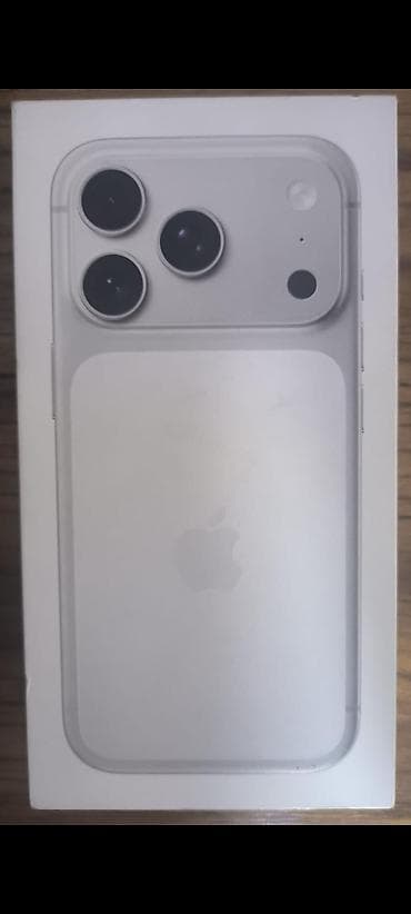 apple 6 telefon: IPhone 17 Pro Max, 256 GB, Ağ — 1