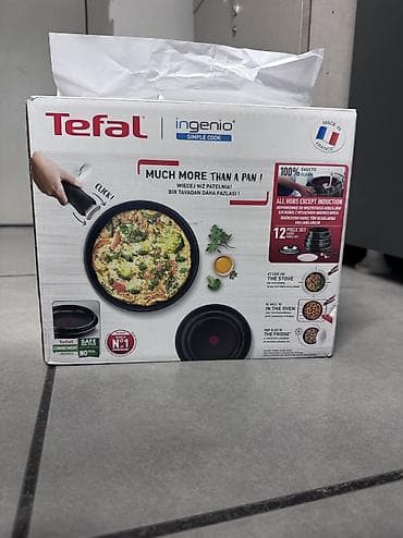 tefal utuler: Qazan, rəng - Qara, Tefal, Fransa — 9