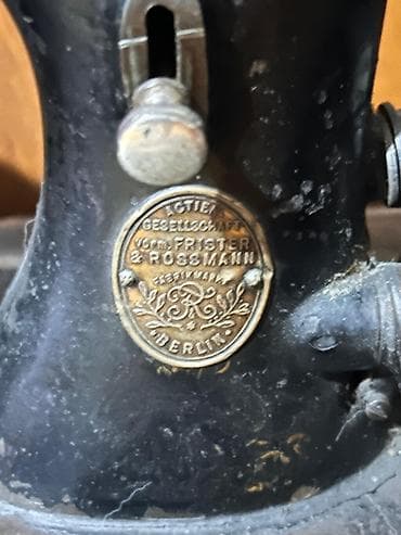 medallar: Frister & Rossmann antik tikiş maşını – Berlin istehsalı - Brend — 3