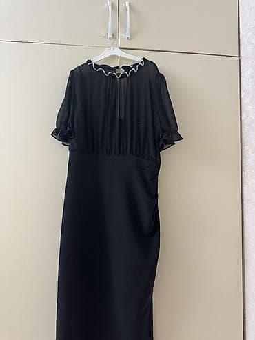 Qadın geyimləri dəsti – 4 fərqli don 1) Qara-ağ naxışlı uzun don - — 5