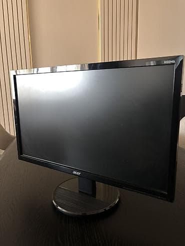 komputer manitor: Acer K222HQL 21.5" LED monitor - Model: K222HQL (etiketdə göstərilib) — 2