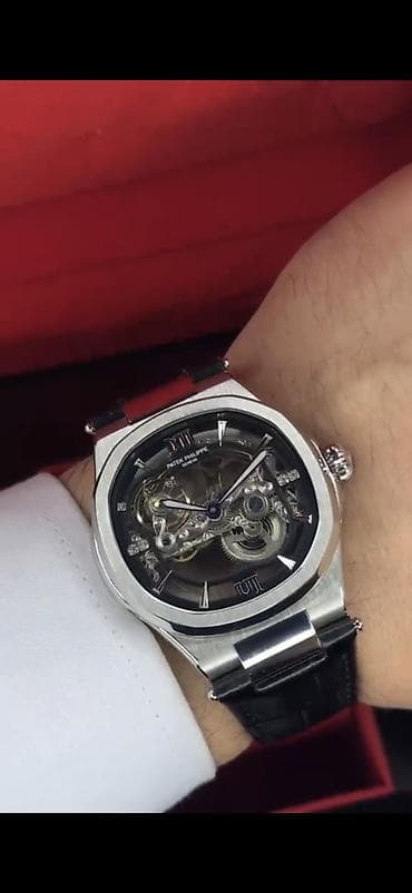 sensor saatlar: Yeni, Qol saatı, Patek Phillipe, rəng - Qara — 6