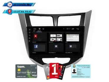 avto manitor: Hyundai accent 2011 android monitor dvd-monitor ve android monitor — 1