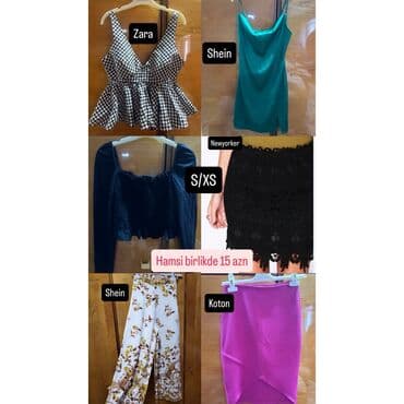 yeni lifcikler: Gündəlik don, Mini, Zara, S — 1