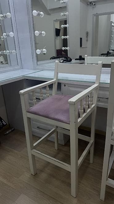 parda tul: Vizajist/kosmetolog üçün yüksək oturacaqlar (2 ədəd) - Model — 3