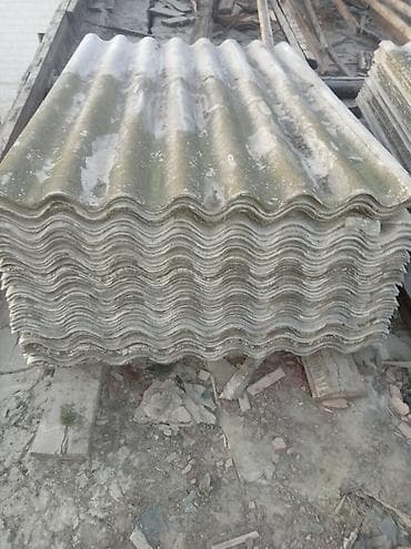 Dalğalı şifer dam örtüyü vərəqləri - Material: dalğalı şifer (sement lalafo.az -da Dalğalı şifer dam örtüyü vərəqləri - Material: dalğalı şifer (sement