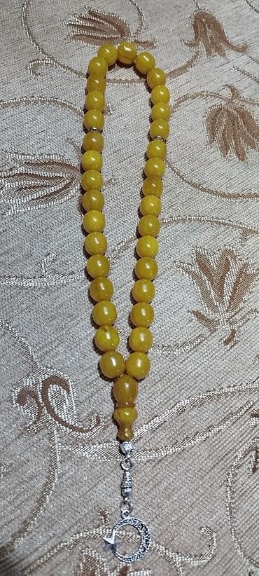 xonca bezekleri: Sıxma kəhrəba təsbeh - Material: 100% reçinə – Alman faturalı “sıkma — 1