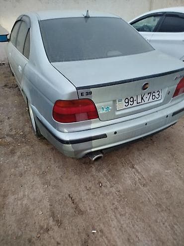 qosqular satisi: BMW 5 Series E39 sedan - Kuzov: sedan, gümüşü rəng - Nömrə: 99-LK-763 — 3