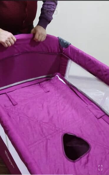 манеж люлька: Манеж-кровать Cool Baby в ярком красном цвете - отличный выбор для — 3