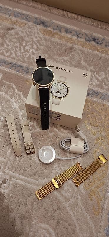 honor 400 lite lalafo: Smart saat, Huawei, Sensor ekran, rəng - Qızılı — 2