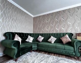 kreditle perde: Künc divan, Yeni, Açılmayan, Bazasız, Vеlur parça, Çatdırılma yoxdur — 1