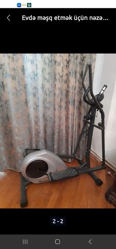 Elliptik trenajor, evdə məşq etmək üçün nəzərdə tutulmuşdur. Bu