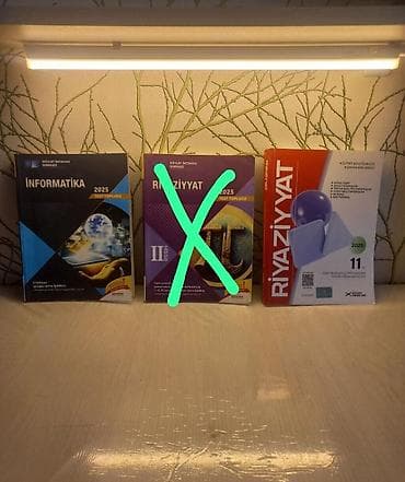 Informatika topu 2025ci il
Riyaziyyat sağdakı qirmizi kitab