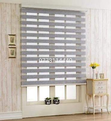 dekor divar: Zebra/jaluzi pərdələr – ev və ofislər üçün funksional günəşlik - — 7