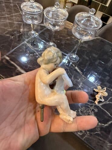 Qida məhsulları: Çılçıraq, 6 lampa, Farfor — 8