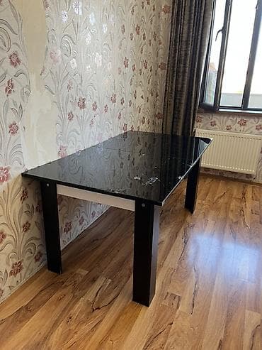 stol desti: Mətbəx üçün, Dördbucaq masa, 4 stul — 3