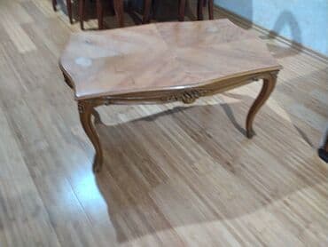 fırlanan stollar: İşlənmiş, Masa və oturacaqlar, Komod, Jurnal masası, Kredit yoxdur — 11