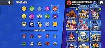 don geyim: Brawl Stars hesabı – yüksək kuboklu və zəngin kosmetik kolleksiya - — 4