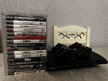 Sony PlayStation 3 Super Slim oyun konsolu paketi Tərkib: - PS3 Super