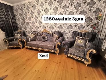 Klassik üslubda 3 hissəli qonaq dəsti: - 1 ədəd 3 nəfərlik divan - 2 lalafo.az -da Klassik üslubda 3 hissəli qonaq dəsti: - 1 ədəd 3 nəfərlik divan - 2