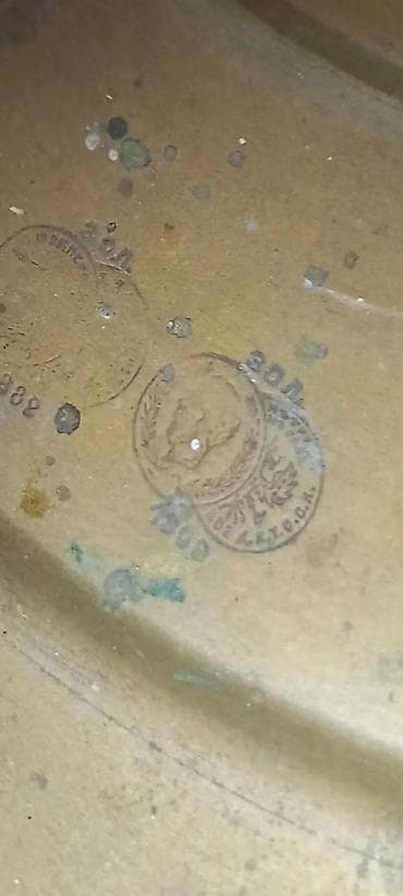 tar: Rus imperiya üslubunda bürünc (pirinç) qab – üzərində relyef nişanlar — 1