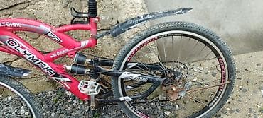 baki velosiped satisi: OLYMPIA M26 GT Disk Sport velosiped üc dənə amartizatory var işlək — 6