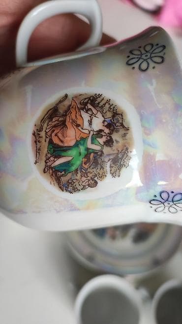 hamam naboru: Çay dəsti, rəng - Ağ, Farfor, Madonna, 6 nəfərlik, Almaniya — 10