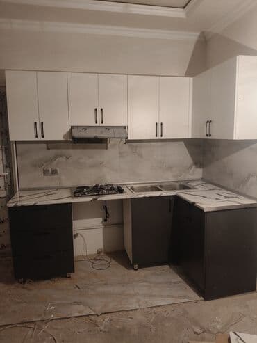 Sifarişlə mətbəx dəsti, Özü çəkən petlələr, Sadə laminat, Kredit yoxdur, Pulsuz çatdırılma