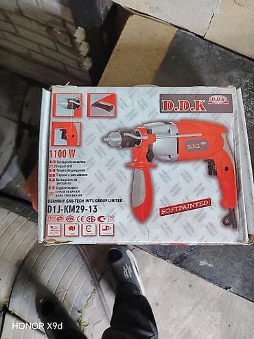 ikinci əl drel: D.D.K D1J-KM29-13 zərbə funksiyalı elektrikli matkap - Güc: 1100 W - — 1