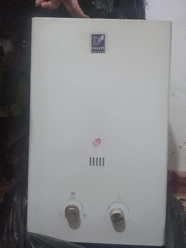 Dante markalı qazla işləyən su qızdırıcısı (geyzer) - Su istehsalı