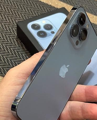 electronics iphone: IPhone 13 Pro, 128 GB, Pacific Blue, Zəmanət, Simsiz şarj, Face ID — 2