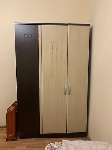 dolab kombi: 3 qapılı, Digər rəng, Digər material, Açılan, Düz dolab — 1