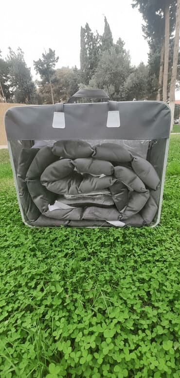 Balışlar, yastıqlar: Yuxu üçün Yeni Sadə Sintepon Yastıq, Pulsuz çatdırılma — 1