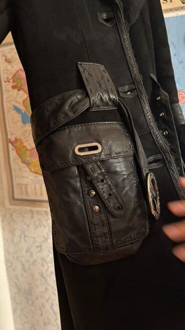 шуба из овчины азербайджанская: DUBLENKA. Əla vəziyyətdə (az geyilmiş) klassik model, qara rəng — 5