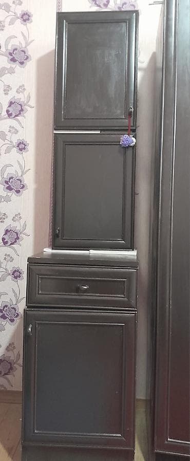 tək dolab: Rəng: tünd qəhvəyi tək tək şkaflar 3 ədəd — 1