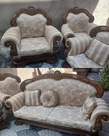 divan krislo: İşlənmiş, Divan, 2 kreslo — 1