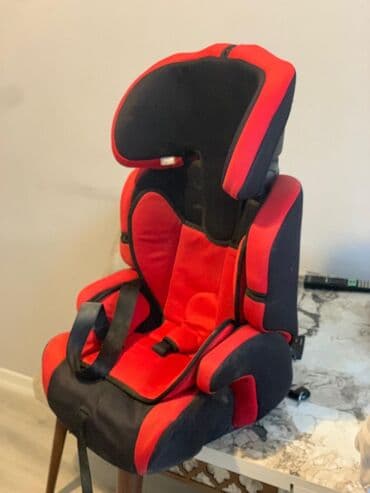 столики для автокресел: Uşaq avtomobil oturacağı – qırmızı/qara rəng - Yaş/qəbuledici çəkilər — 2