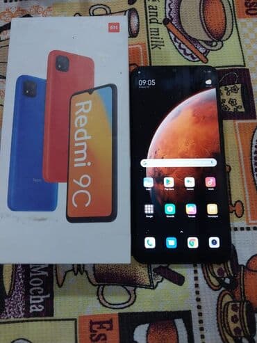 Redmi 9C, 128 GB, rəng - Qara, İki sim kartlı