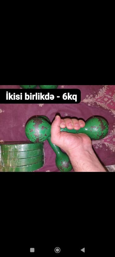 Maskalar, eynəklər: Dəmir Qantellər, Çəki: 53 kq, İşlənmiş — 4