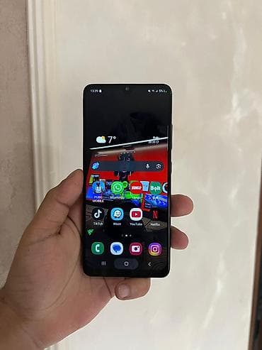 1 saat limitsiz internet: Samsung Galaxy A32, 128 GB, rəng - Qara, Barmaq izi, Face ID — 6