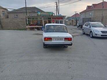 belarus tekerleri: Model: Lada 2107 (VAZ 2107) sedan Kuzov: 4 qapılı, ağ rəng Yürüş/il — 2
