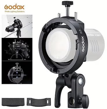 Godox S3 Bowens Mount Adapter – foto/video işıqlandırma üçün universal — 1