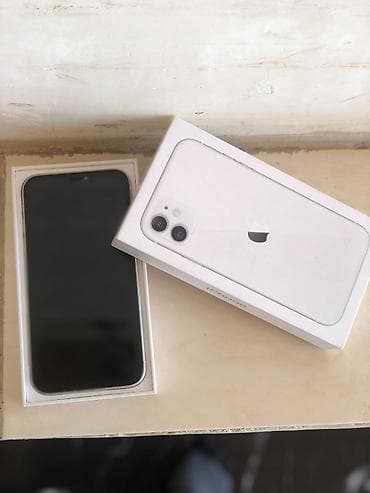 ayfon 11 ucuz: IPhone 11, 128 GB, Ağ, Face ID — 2