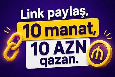 Referal link paylaşım kampaniyası - Link paylaş: 10 manat, 10 AZN — 1