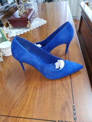 Tuflilər, Ölçü: 38, rəng - Göy, Yeni