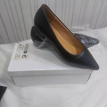 qadın ayaqqabılar: Tuflilər, Ölçü: 37, rəng - Qara, Yeni — 1