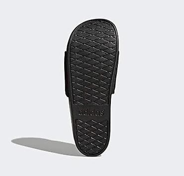 sendel: Adidas Adilette Comfort slayd sandal - Rəng: qara, iri ağ “adidas” — 6
