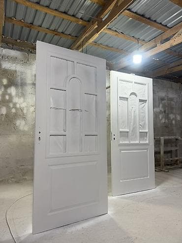 mdf divar panelleri: Qapıların boyanması - Klassik panelli dizayn: yuxarı hissədə tağ — 1