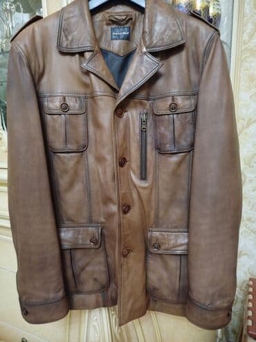 kişi dəri godəkcələr: Kurtka, Dəri, Payız, 2XL — 1